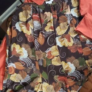 Skirt with Vibrant fall colors